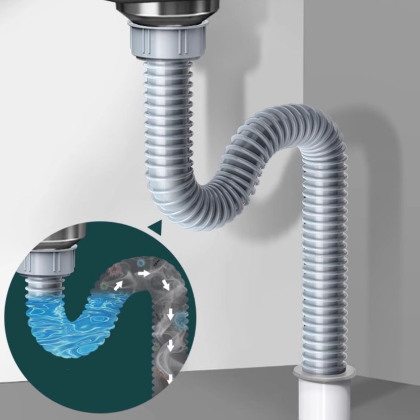 Home Improvement Kitchen Set - Universal Kitchen Sink Drain Pipe Set