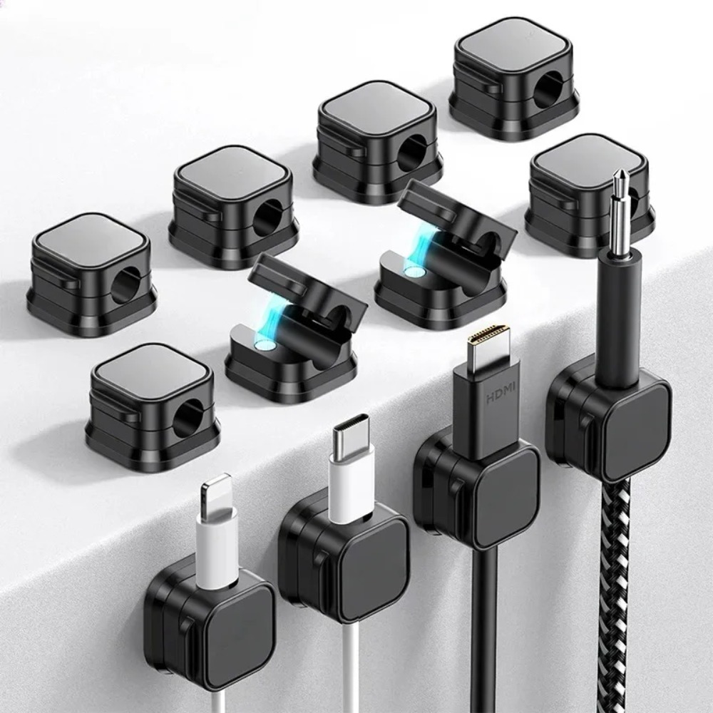 Cable Staple Clip - Magnetic Strong ​Cable Clips Adjustable Cord