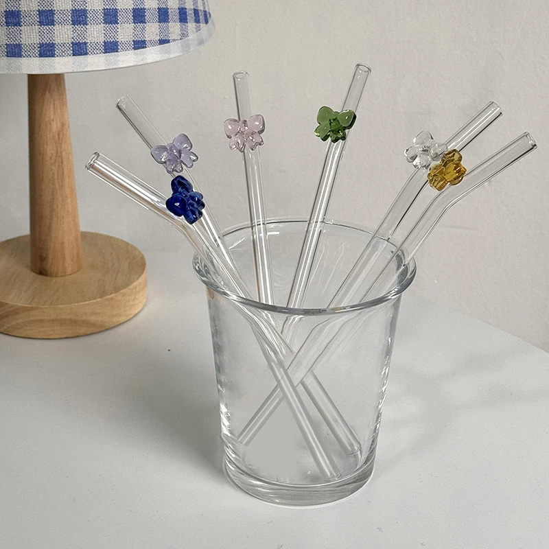 Home Improvement Store - 1 Pcs 19cm Cute Bowtie Glass