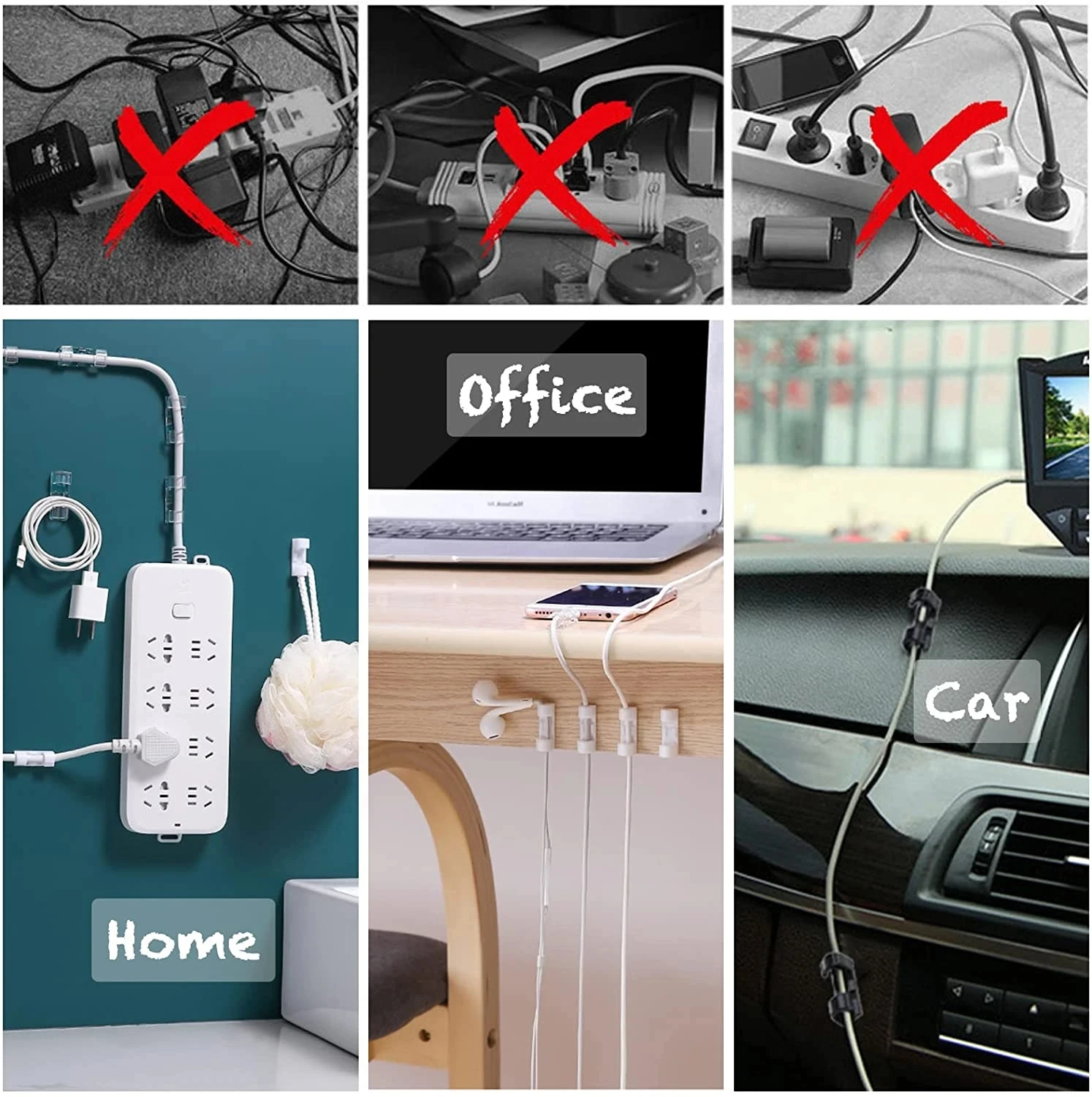 Cable Clips Organizer Drop Wir - Cable Staple Clip 评论和价格