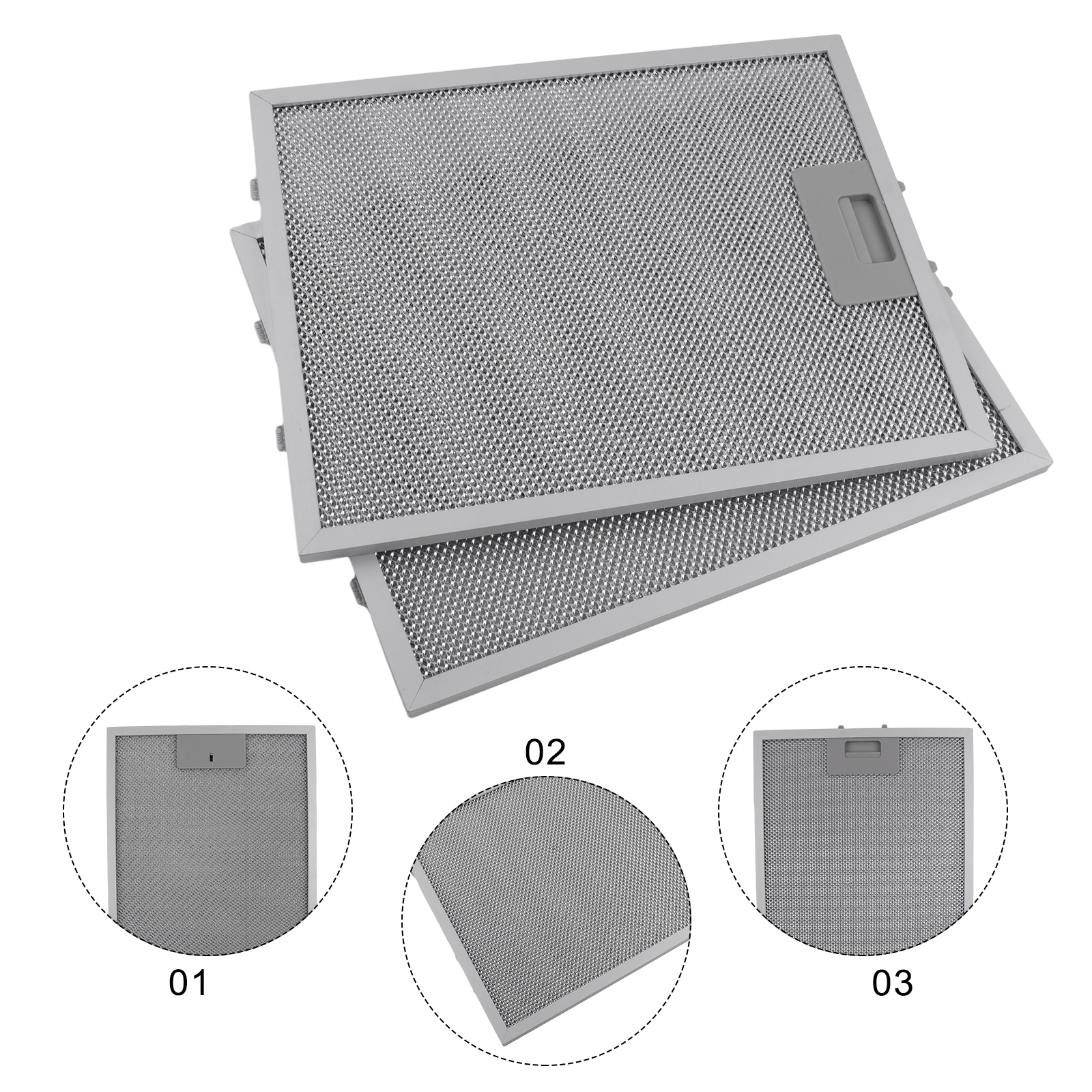 2pcs/set Range Hood Filter Ven - Home Improvement Kitchen Set 评论和价格