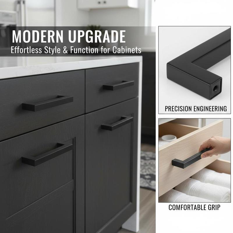 Slim Square Drawer Hardware 3. - Home Improvement Kitchen Set 评论和价格