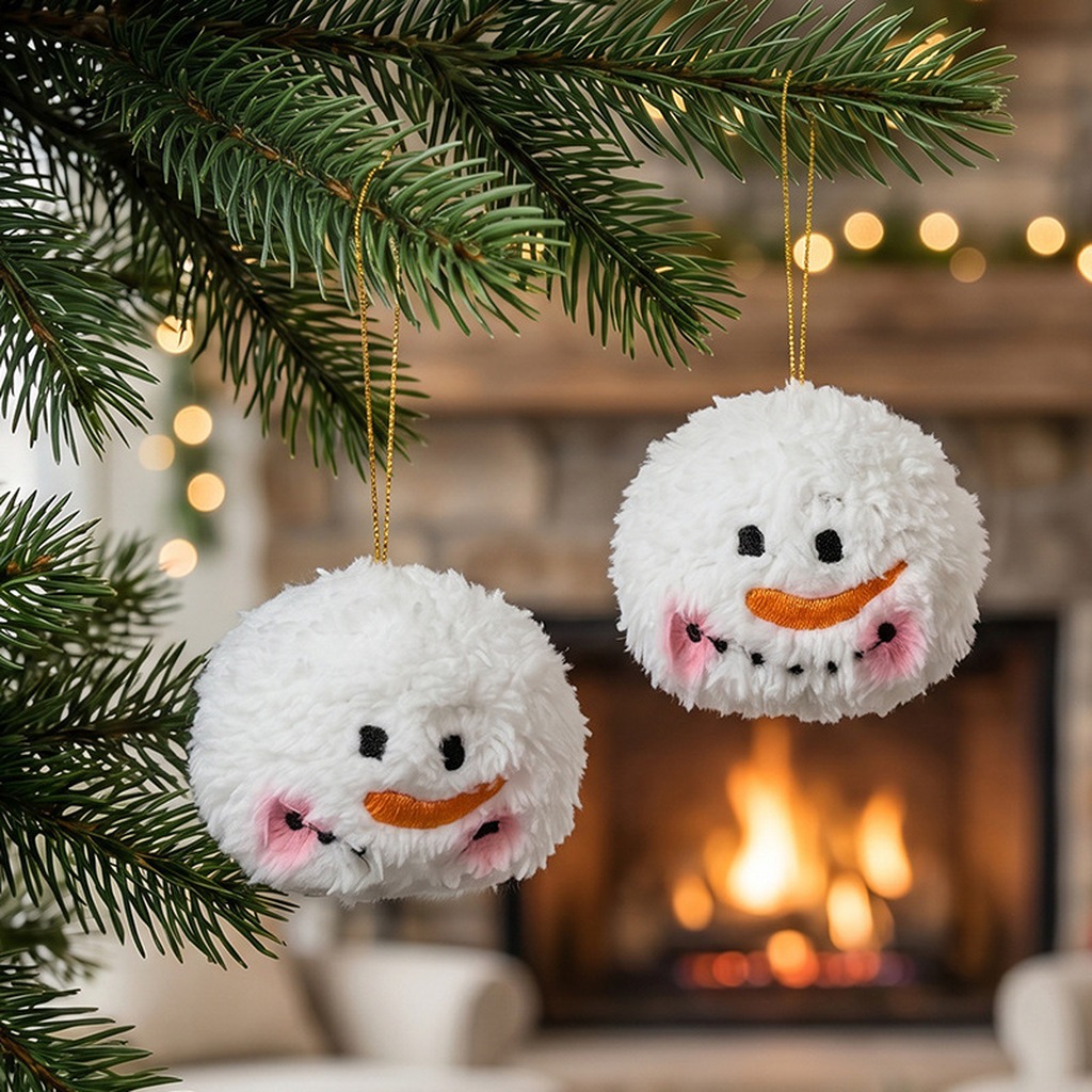 Snowball Christmas Ornament Cu - Home Improvement Store 评论和价格