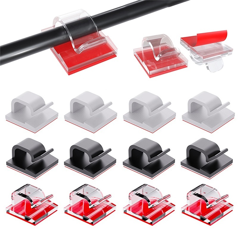 50pcs Cable Organizer Clips Ca - Cable Staple Clip 评论和价格