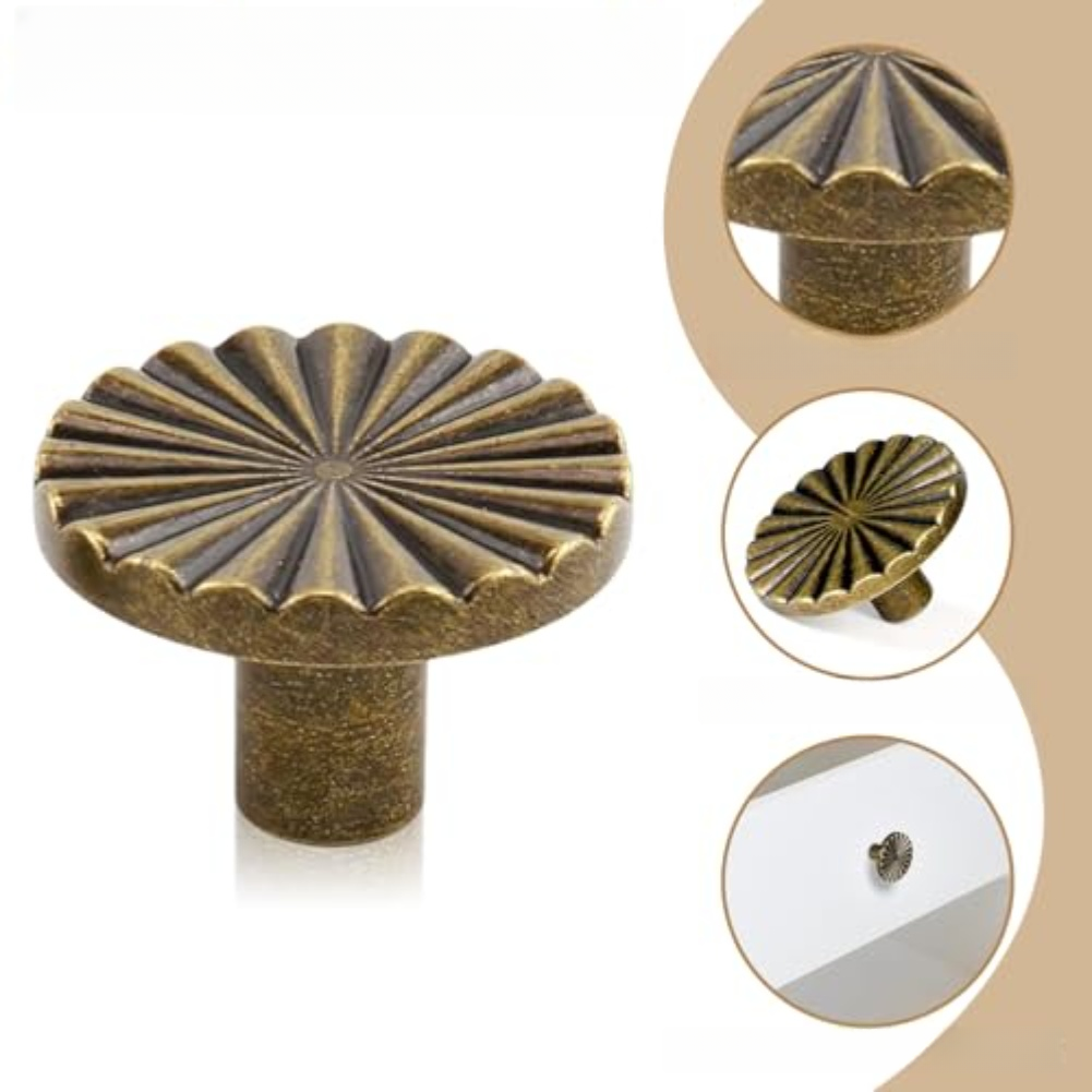 6PCS Zinc Alloy Cabinet Knobs  - Home Improvement Kitchen Set 评论和价格