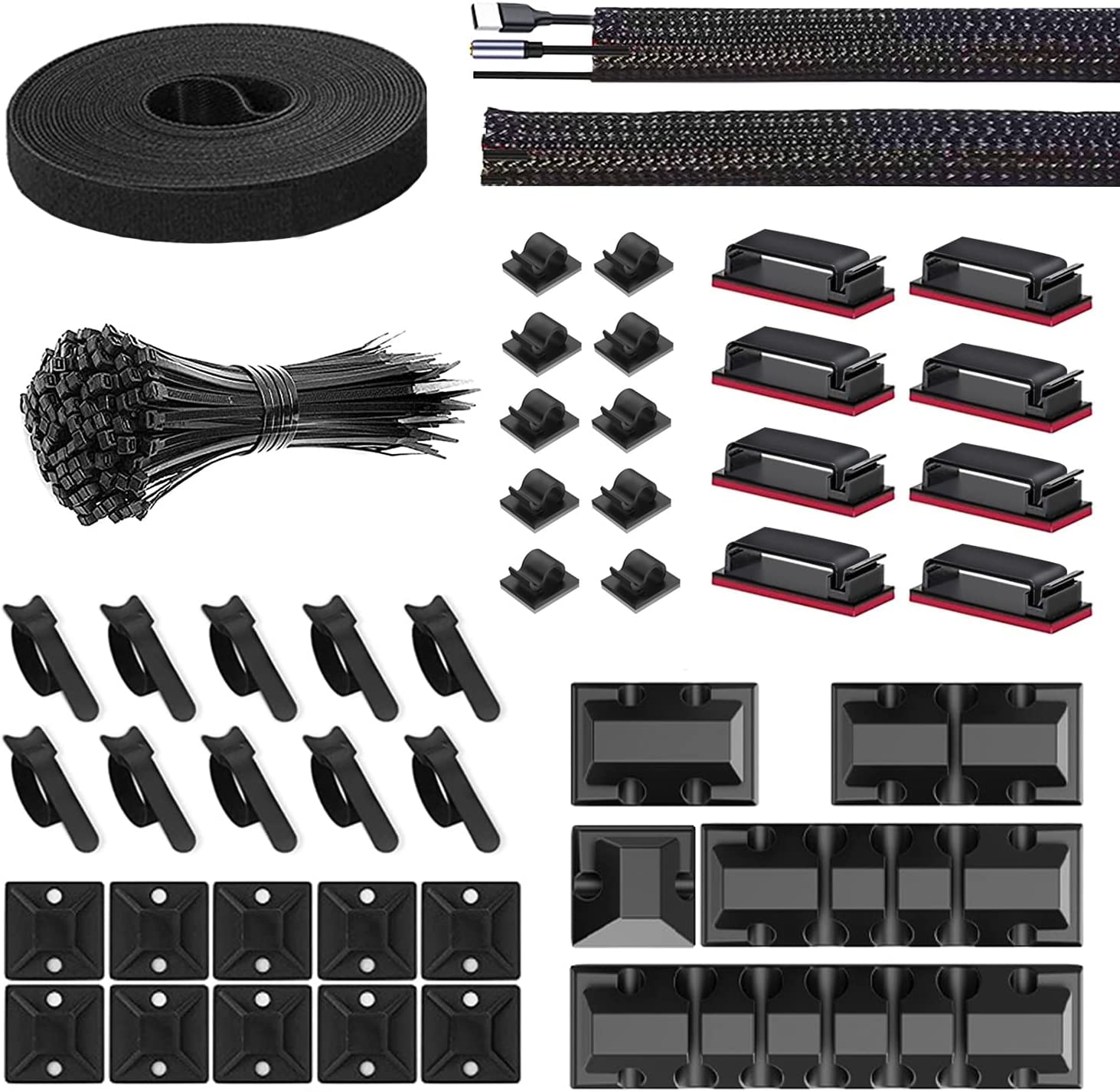 146 Pcs Cable Organizer Set Co - Cable Staple Clip 评论和价格