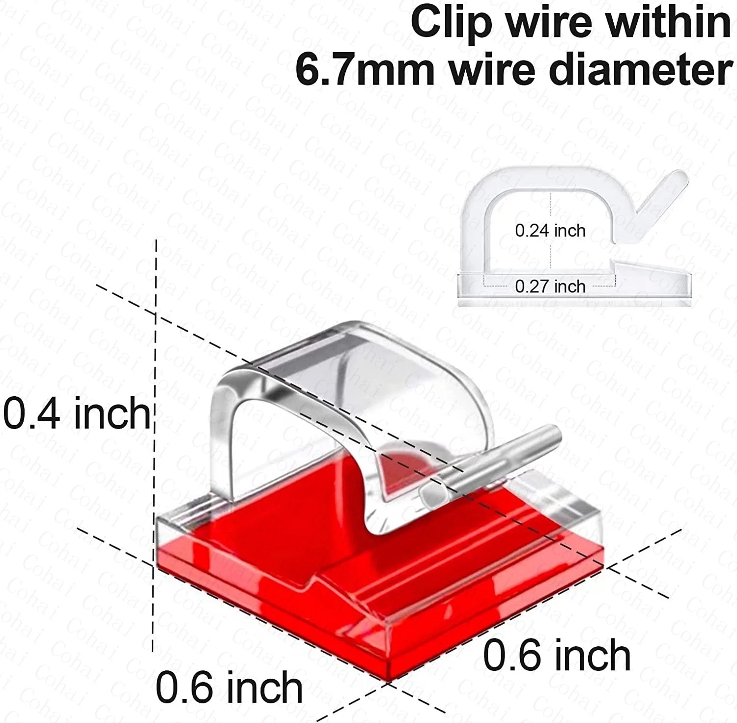 50pcs Self Adhesive Outdoor Ca - Cable Staple Clip 评论和价格